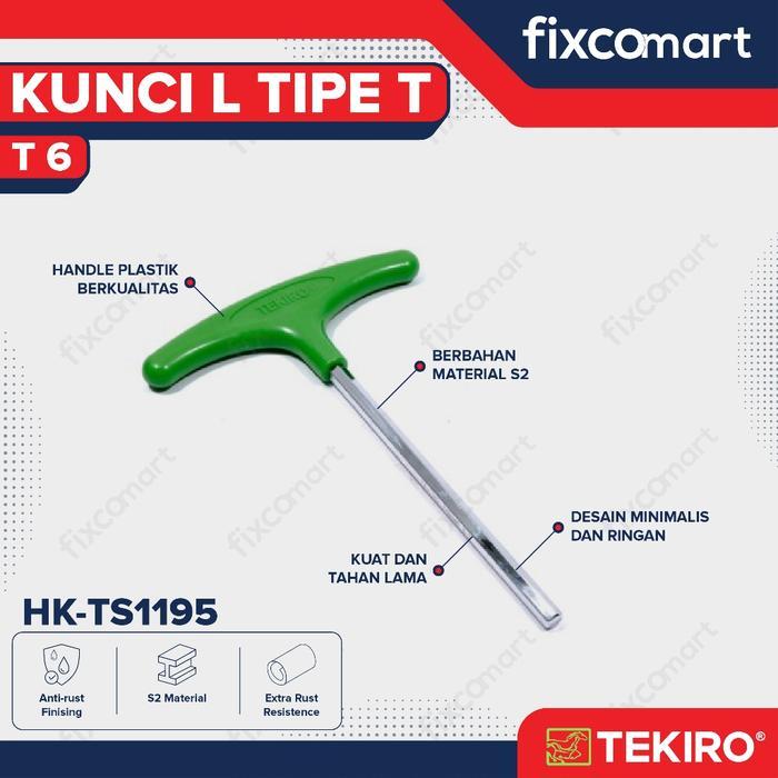 Tekiro Kunci L Model T6 / Kunci T