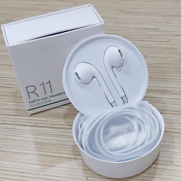 Handsfree Oppo R11 Headset Oppo Reno 6 Reno 7 Reno 8T 4G Earphone Ori Terjamin