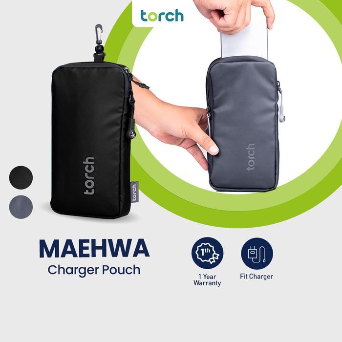 Torch Pouch Kabel Charger Handsfree - Travel Pouch Organizer Maehwa