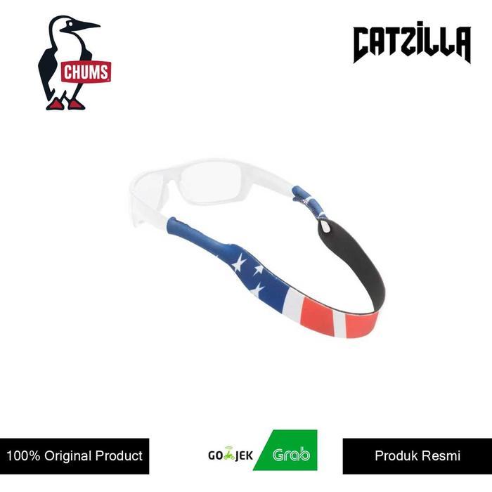 Tali Kacamata Chums Neoprene Eyewear Retainer - USA Flag