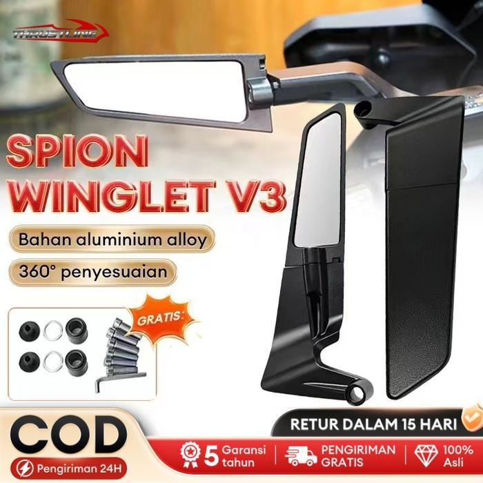 Spion Wingleeths Vario Nmax Adv Pcx AeroxSemua Motor Bisa Pakai NMAX 155 /AEROX 155