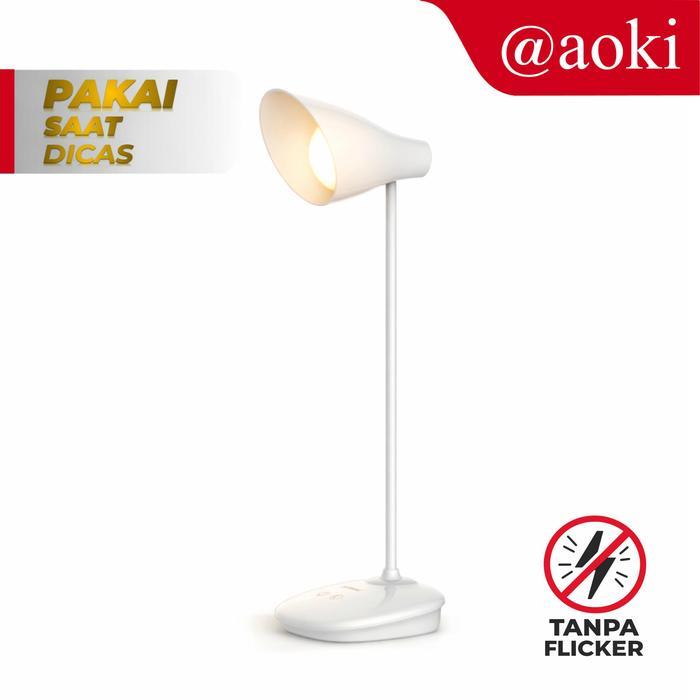 Panasonic - Lampu Meja Led Rechargeable Lampu Belajar Touch Lampu Malam Usb Charging Fleksibel Anti