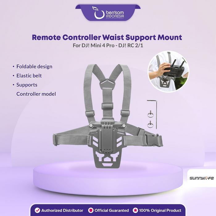 Sunnylife Remote Controller Waist Support Mount For DJ Mini 4 Pro Controller Strap Wearing Belt