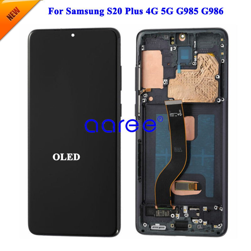 AMOLED OLED LCD Screen For Samsung S20 Plus For SAMSUNG S20 Plus G985F Disaplay LCD Screen Touch