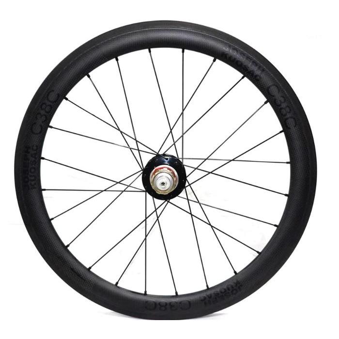 Terbaru JOSEPH KUOSAC C38C 20" CARBON WHEELSET (451) - BLACK DECAL