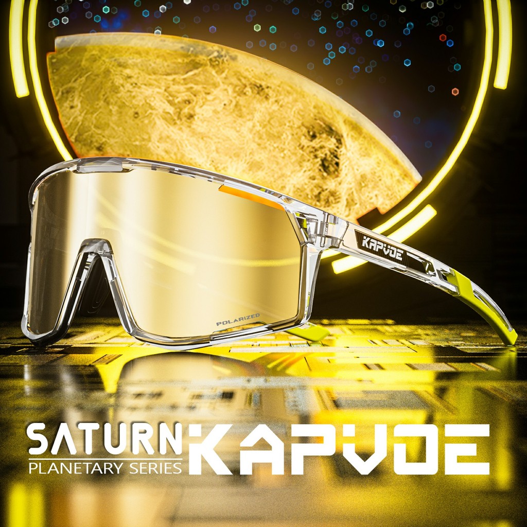 KAPVOE Planet Series Polarized Cycling Sunglasses Outdoor Sports Fishing Sunglasses MTB Cycling