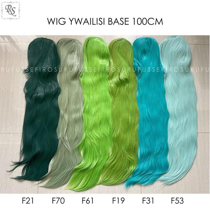WIG COSPLAY MANMEI/ALICE/YWAILISI BASE LURUS MULTI COLOUR/BANYAK WARNA PART 4