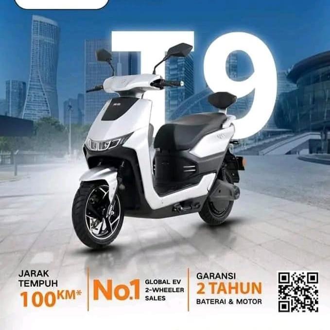 Motor Listrik YADEA T9 - OTR Bandung