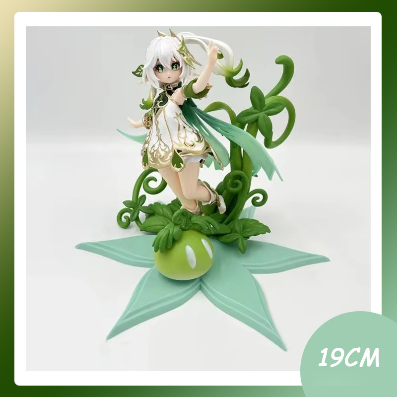 Genshin Impact Figure Nahida Lesser Lord Kusanali PVC Action Anime 19cm Figurine Statue Model Garage