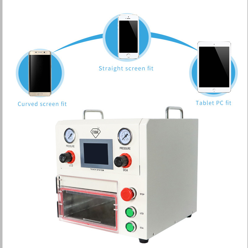 BELI SEKARANG Tbk 108P Curved Screen Repair 3 in 1 Vacuum Laminating Machine For IPhone SAMSUNG LCD 