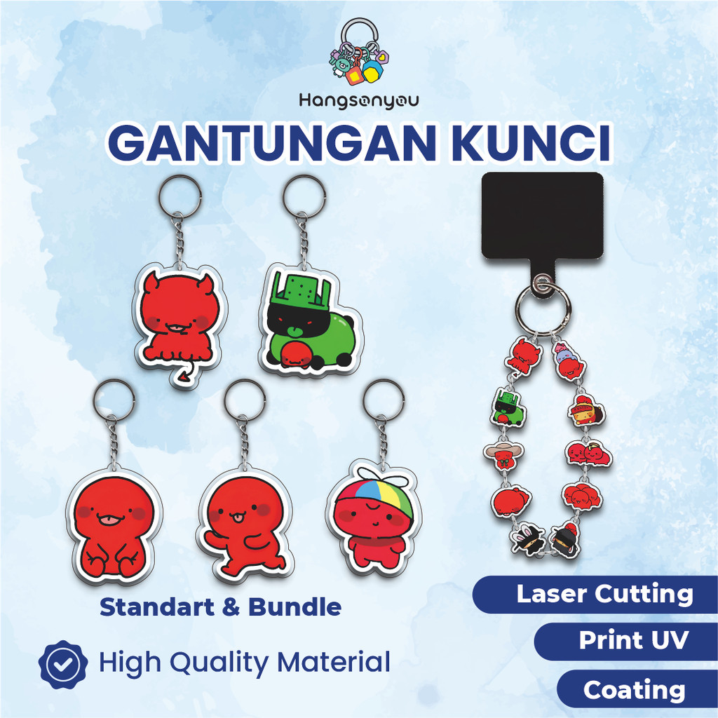 Ganci / Gantungan Kunci Akrilik ROBLOX FORSAKEN - SILLY C00LKIDD PACK