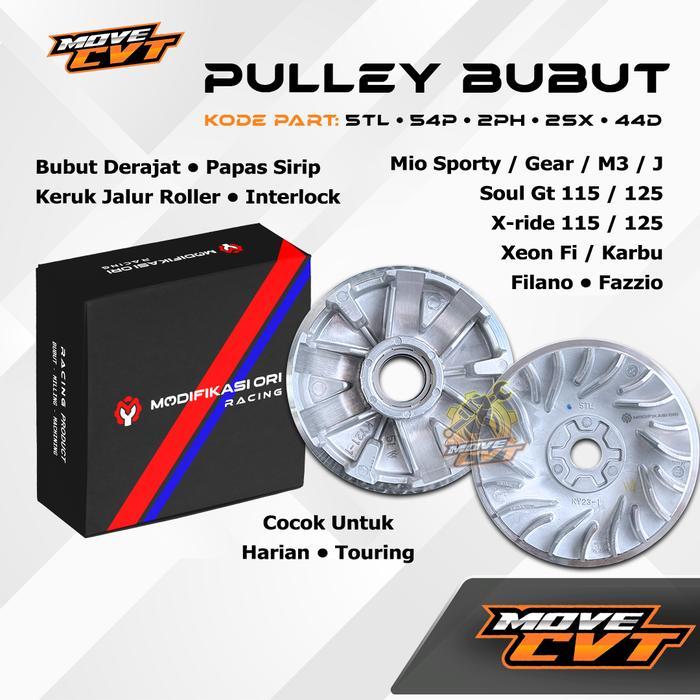 Mio Karbu-Rumah Roller Bubut Custom Mio- Pulley Bubut Drajat 13,8 - Mio Karbu