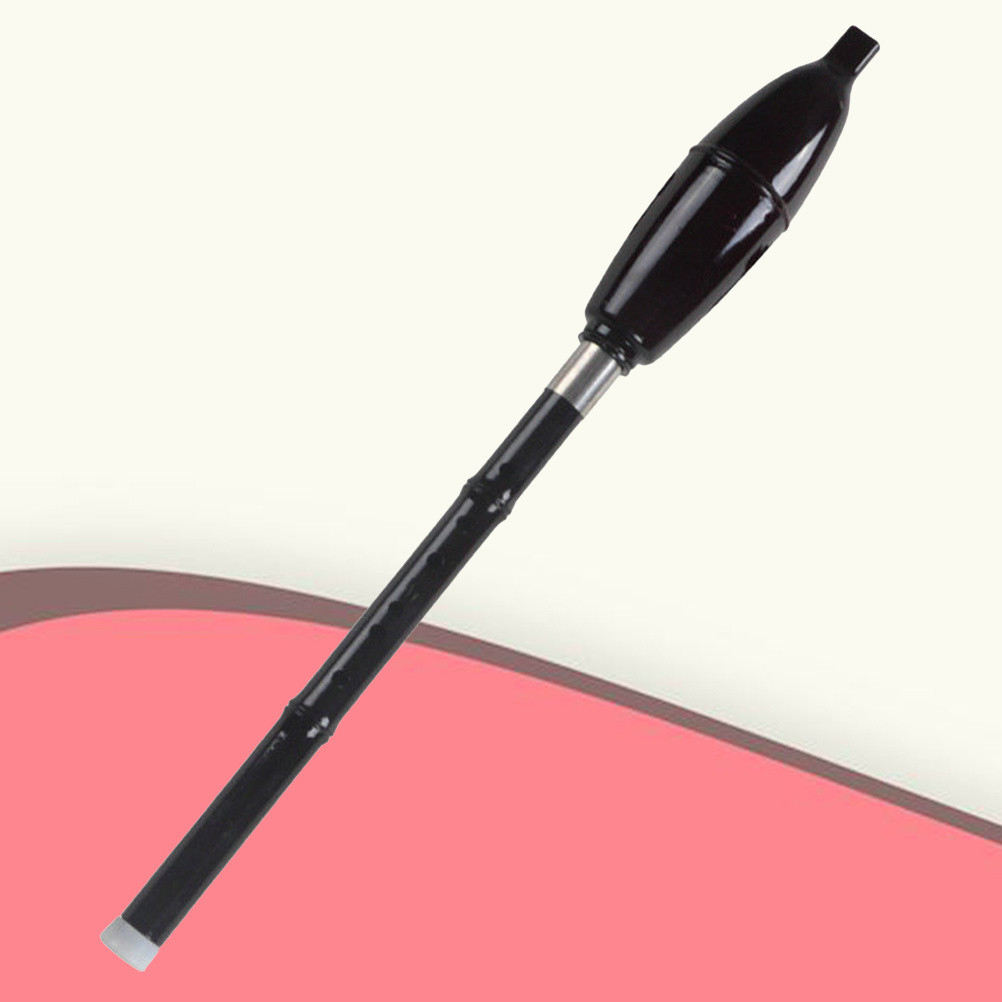 Bawu Vertical Blow Chinese Folk Instrument Bakelite Woodwind Flute for Beginners Music Enthusiasts