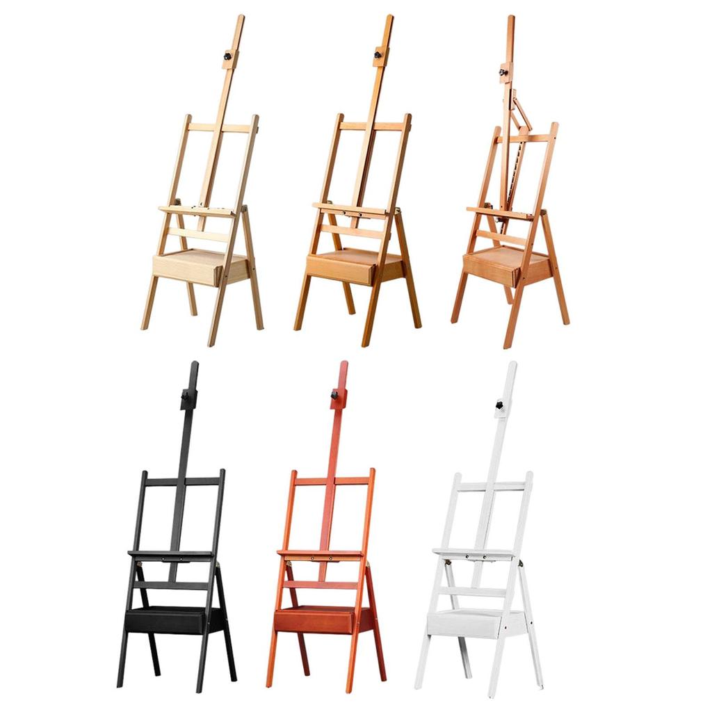 Wooden French Sketchbox Easel with Drawer Adjustable Studio Field Sketch Box Easel Easel Stand for