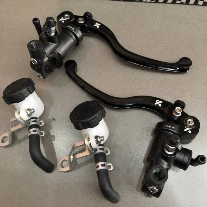 Master Rem KTC a 7nb Set Radial Kanan kiri 16mm 9/16x18 include switch Nmax New old ABS Non ABS ADV