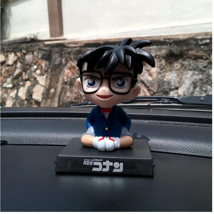 Boneka Figure Miniatur Pajangan Mobil Stand Detektif Conan Goyang Kepala Shacking Head Toy