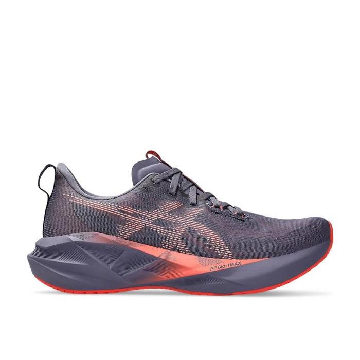Sepatu Running Pria Asics N0VABLAST 5 Greyish Purple Coral Reef Original