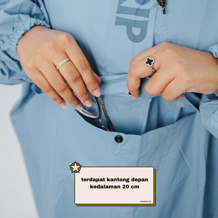 Jas Hujan Drip Project Rain Jas Hujan Estetik Ponco Celana Jas Hujan Jumbo Ponco Celana