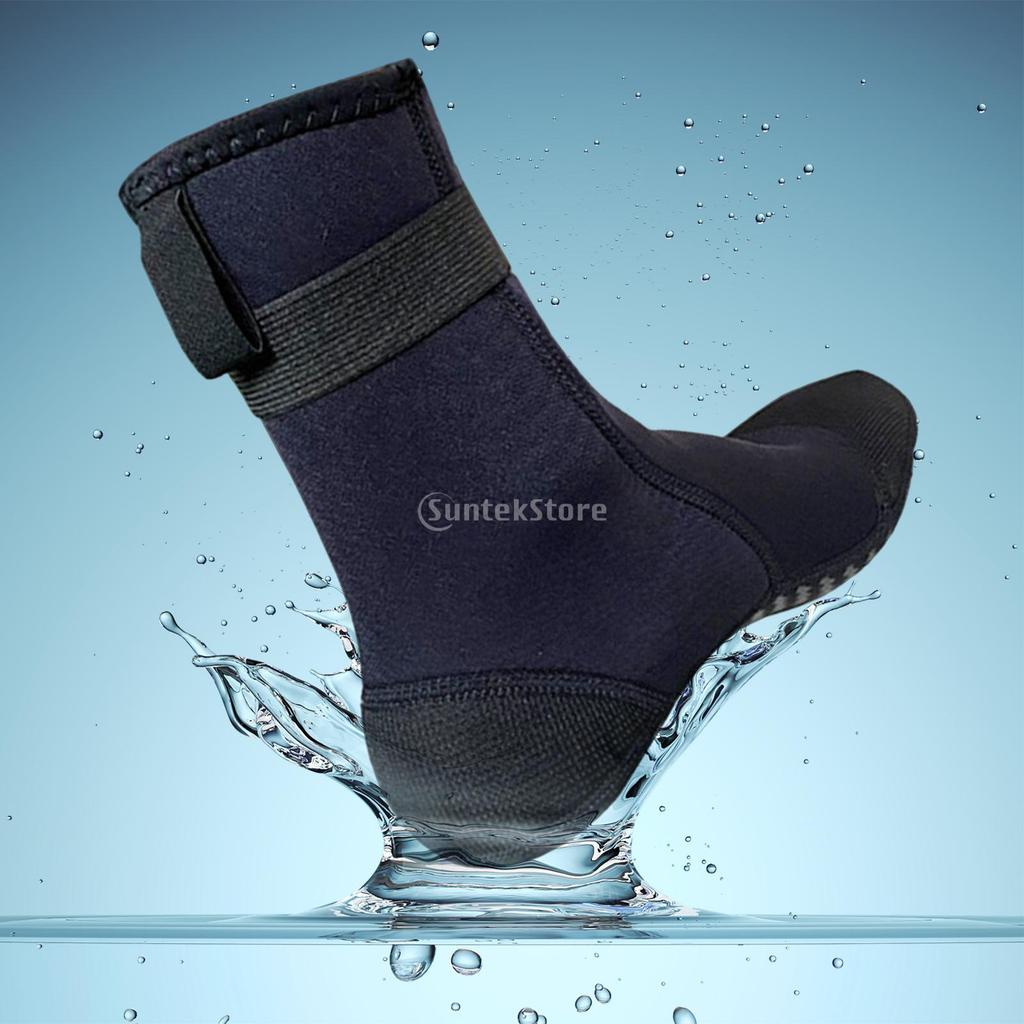 JUAL  3mm Neoprene Diving Socks Anti Slip Wetsuit Socks Beach Boots for Snorkeling Outdoor Sailing B