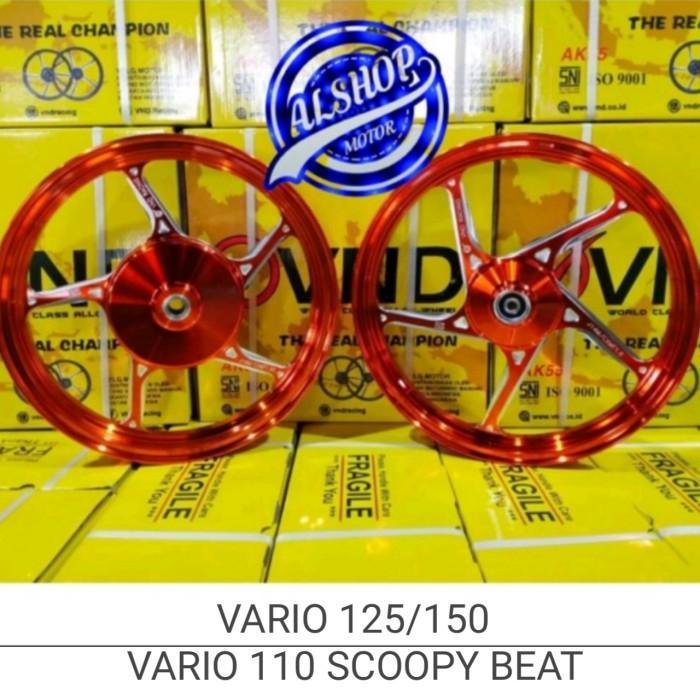 VELG RACING VND AK55 HONDA VARIO 110 HONDA BEAT NEW OLD SCOOPY FI Gold Motor