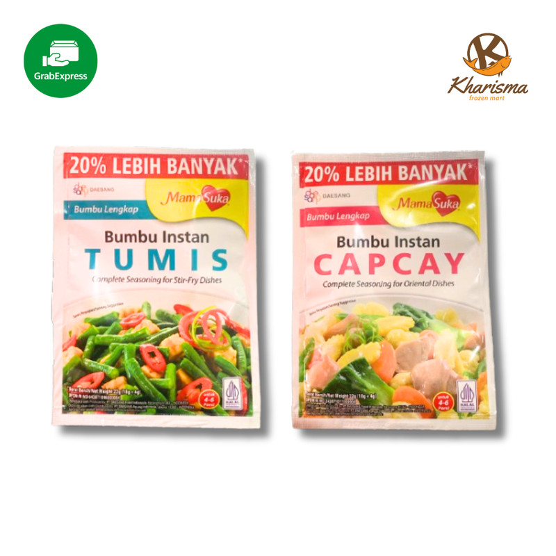 Mamasuka Bumbu Instan Tumis Capcay Makanan Frozen Food Padang