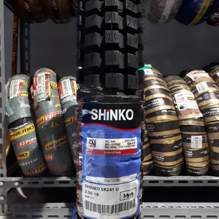 Ban SHINKO SR241 3.50 Ring 18 Universal Dual Purpose Adventure Touring Motor Motorcycle