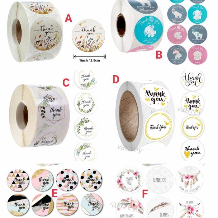 Stiker Thank You Stiker Terima kasih Stiker Makanan Stiker Gift Hamper