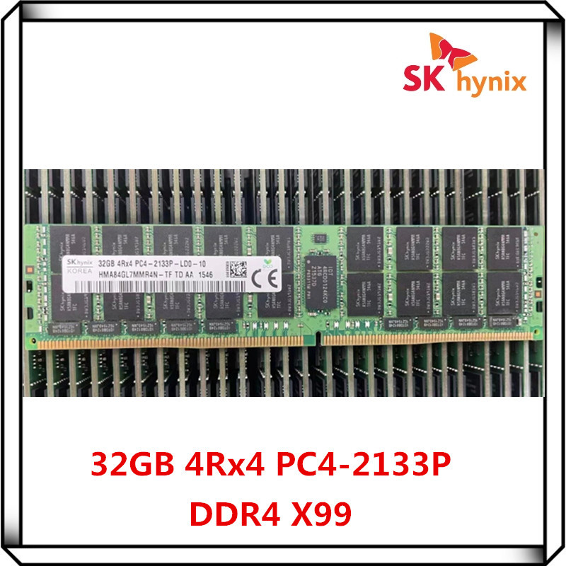 SK Hynix DDR4 32GB 4Rx4 2133P PC4 2133MHz ECC REG RDIMM Server memory X99