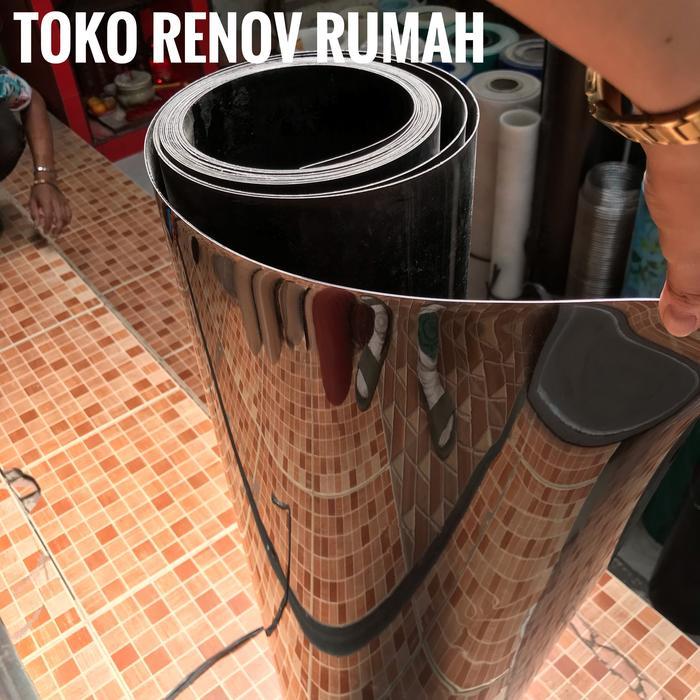 Promo!! Plat Fiber Pagar Hitam Polos (Tebal)/ Plat Fiber Pagar/ Penutup Pagar