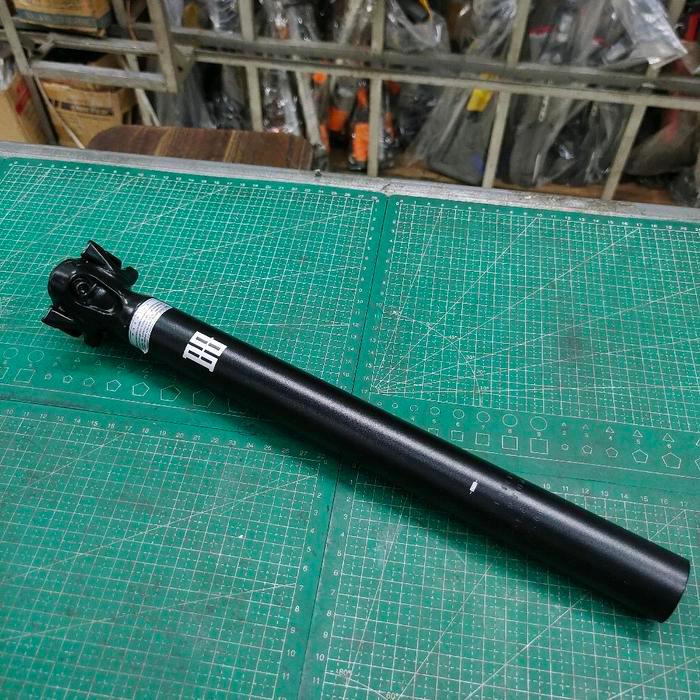 Seatpost Dominate 31.6 X 350 Mm Sp-809 Black - Tiang Sadel Ukuran 31.6 Dominate 350Mm Alloy