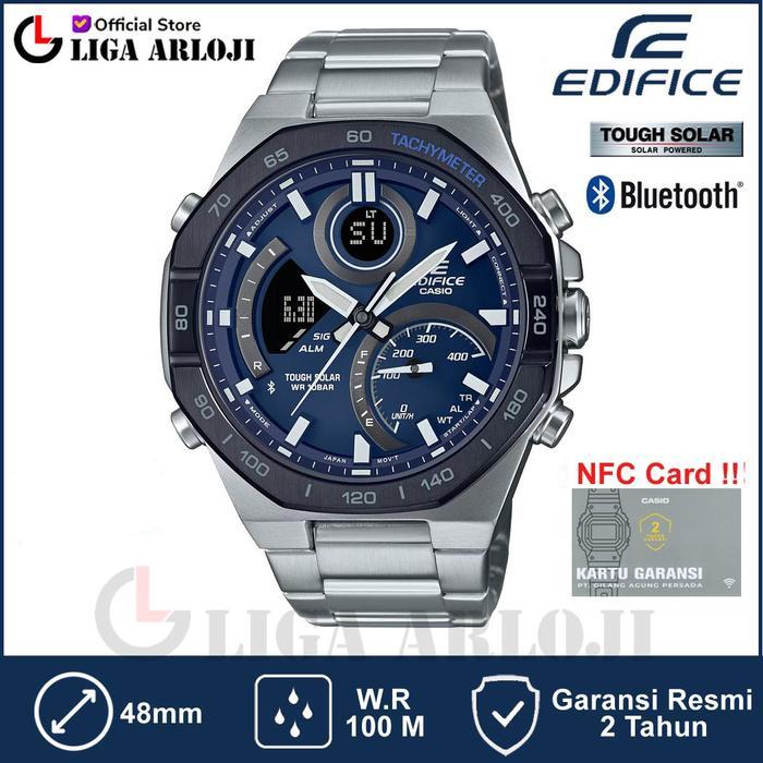 ORIGINAL EDIFICE ECB-950DB-2ADF Jam Tangan Pria Bluetooth ECB-950DB-2A ECB950DB READY STOCK