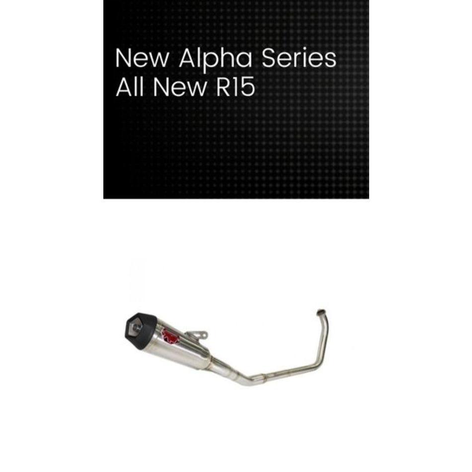 Original R9 Racing Exhaust New Alpha Series Yamaha All R15 V3 Vva Old V2 Stainless Steel Black Free