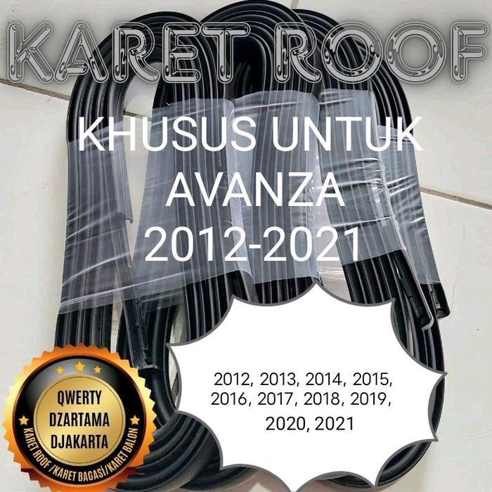 list moulding / karet atap mobil avanza 2012-2021 original