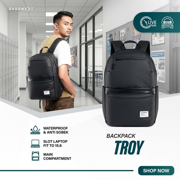 Eiger - Tas Ransel Pria Waterproof Tas Outdoor Anti Air Backpack Laptop Troy