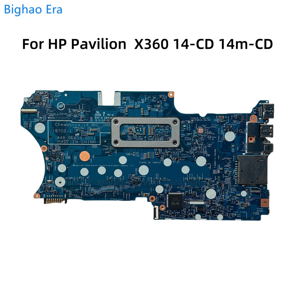 18702-1 For HP Pavilion X360 14-CD Laptop Motherboard With i3-8145U i5-8265U i5-10210U CPU DDR4