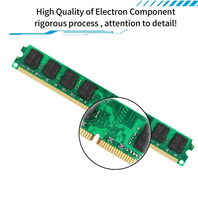 4PCS DDR2 2GB 4GB Desktop Memory Ram 667 800Mhz PC2 5300 6400 1.8V 240Pin Computer DIMM Non-ECC