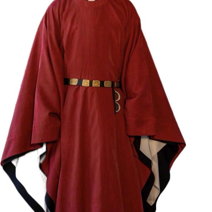 TERMURAH Hanfu Pria China Merah Polos Desain Sederhana dan Elegan Cocok untuk Acara Santai atau