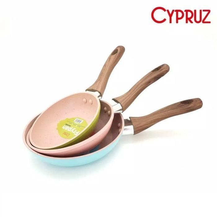 Fry Pan Marble Mini Anti Lengket Cypruz