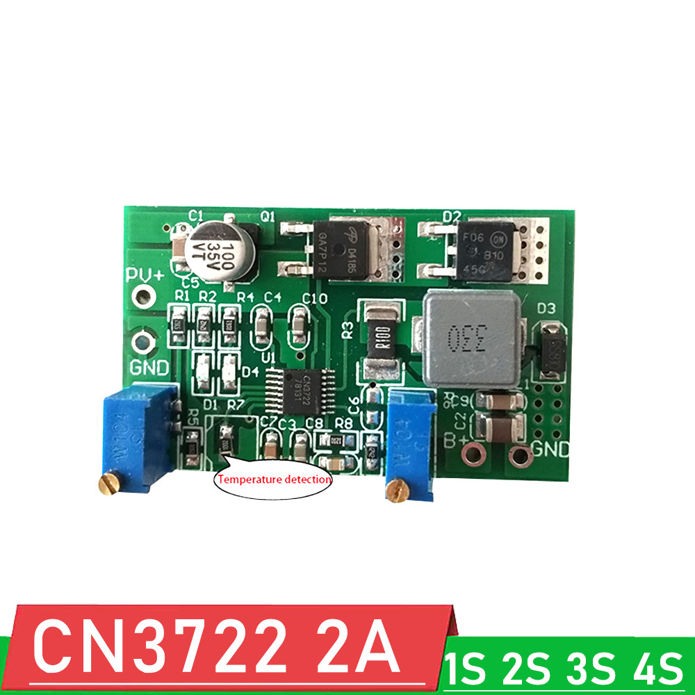 CN3722 2A Charging module MPPT Solar Panel Controller 1S 2S 3S 4S 12V lifepo4 Li-ion Lithium Battery