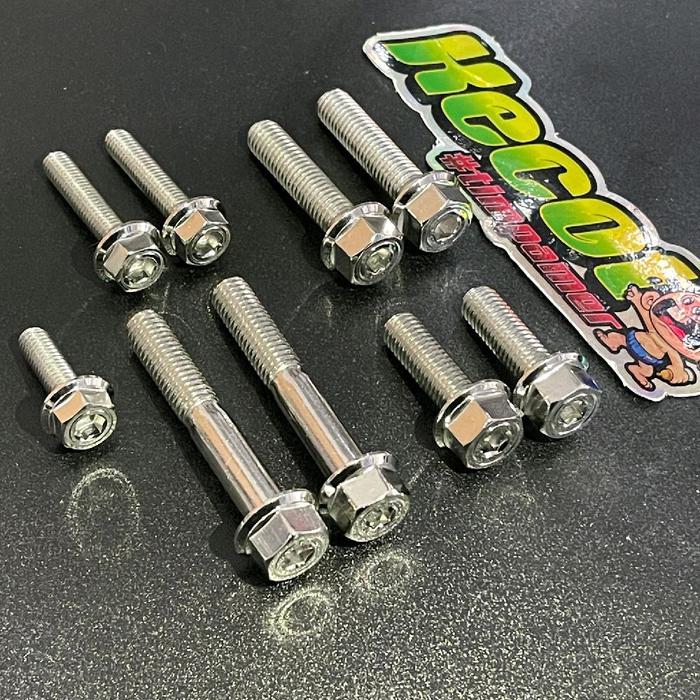 Set Isi 9 Underbone (Ub) Baut Hexagon 2 Kunci Mx King Model Rcb/Rc3/Rbt/Rapido/Shijiro/Bpro/A-One