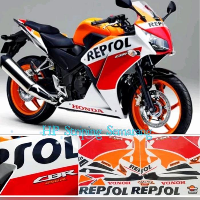 Striping Honda Cbr 250R K33 Repsol ( Bukan 150 )