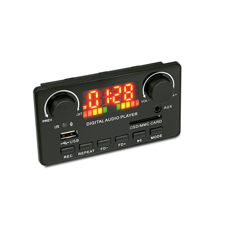 New-MP3 WMA Decoder Board Wireless Bluetooth 5.0 7V-25V Decoder Car MP3 Player USB Record Module FM