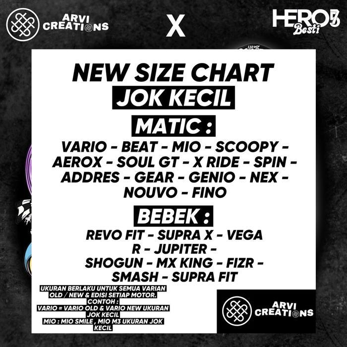 "New" Sarung Jok ArviCreations X Hero57 Besti Forever Besti Anti cakar kucing & Air Motor