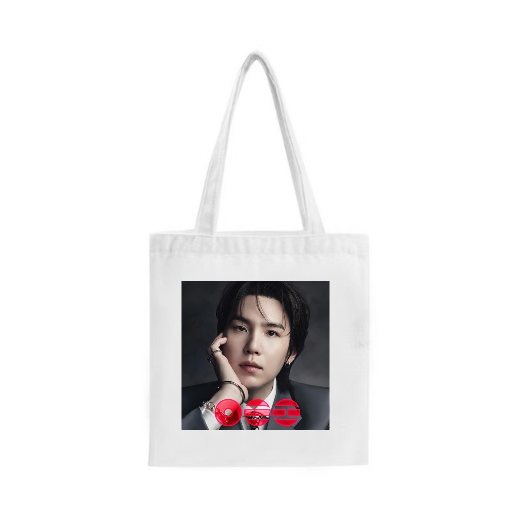 BTS 2026 New Album Cotton Tote Bag Kpop Idol Printed Canvas Shoulder Bag Reusable For Daily Shopping