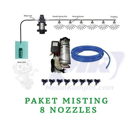 Paket Mist Sprayer Kabut Embun 8 Nozzle