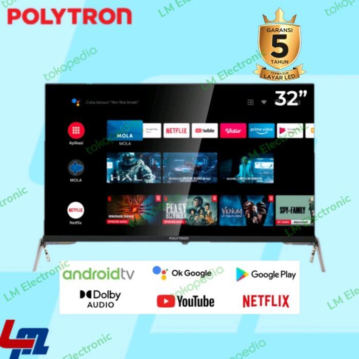 POLYTRON LED TV 32 inch Smart Android PLD 32AG5959 / PLD32AG5959
