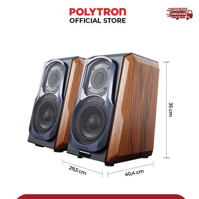 Polytron Hifi Active Bookshelf Speaker Audivo Phs 6A