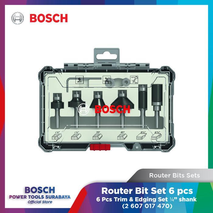 Mata Router Bosch Set 6 pcs Router Bit