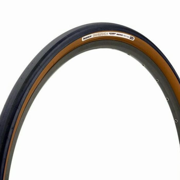 BAN LUAR SEPEDA PANARACER 700X38 GRAVELKING SLICK TLC TUBELESS BROWN