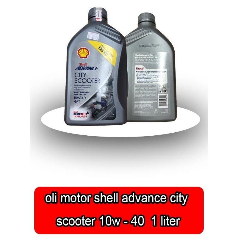OLI MOTOR SHELL ADVANCE CITY SCOOTER 10W-40 10W40 - 68556 -